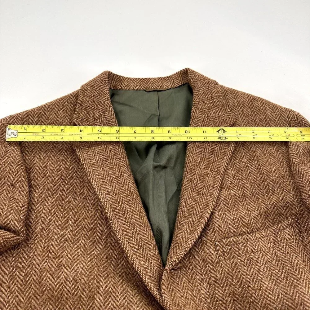Vintage Harris Tweed Pure Scottish Wool  Blazer Dall's LTD. Schenectady, NY - Picture 15 of 16